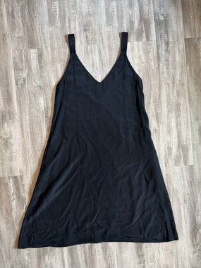rag & bone Black V-Neck Slip Dress